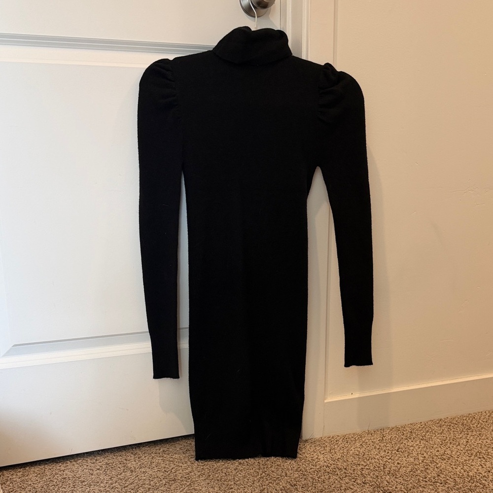 Forever 21 Black Long Sleeve Dress
